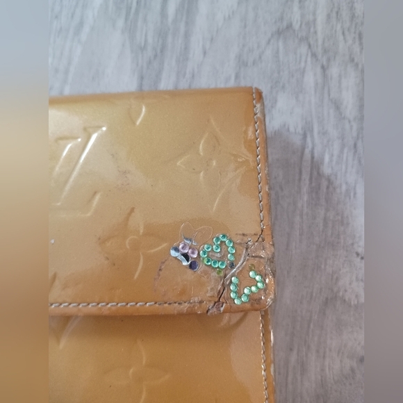 Authentic LOUIS VUITTON Monogram Vernis Portefeuille Sarah Long Wallet - Picture 2 of 16